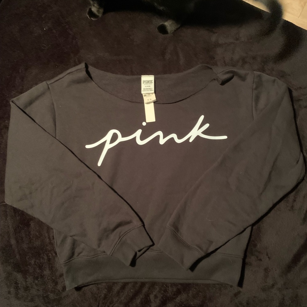 Off the shoulder sweatshirt